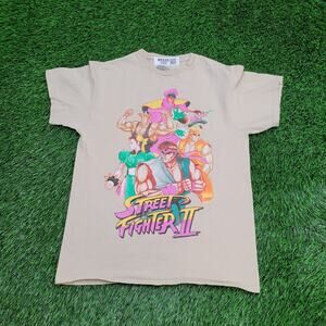 Street-Fighter Shirt S/M 18x25 Brown Game-Series